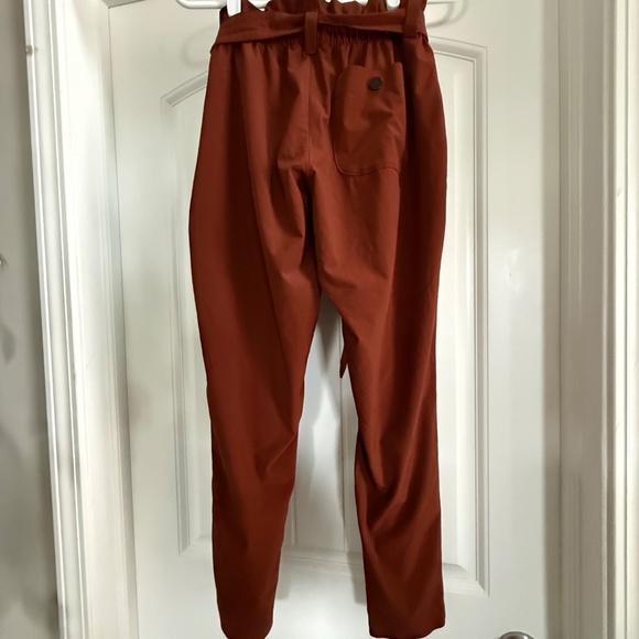 Athleta Cinnamon Tie-Waist Trousers Size 4 - Picture 5 of 16